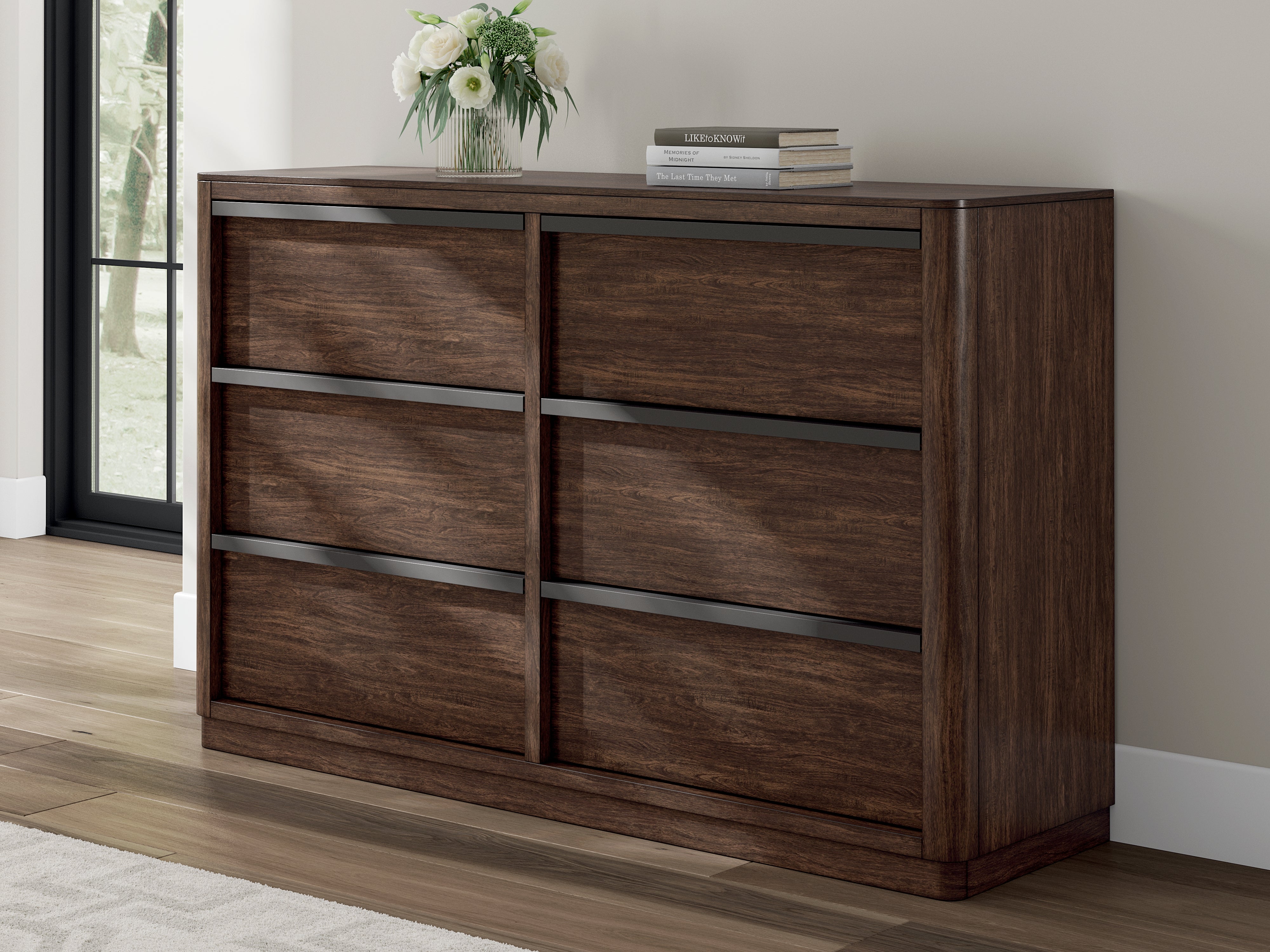 Floridian Furniture - Ashley Furniture - Dilenno Bedroom - Dresser / Dark Brown - PCB857-31