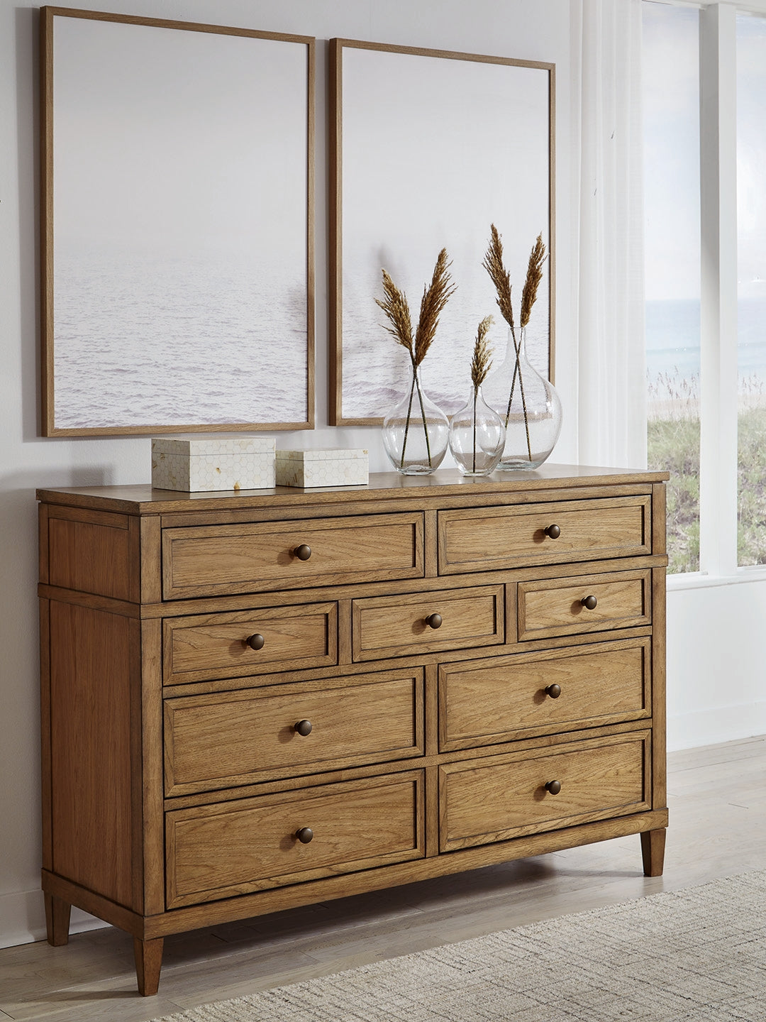 Floridian Furniture - Ashley Furniture - Sharlance Bedroom - Dresser / Brown - B895-31