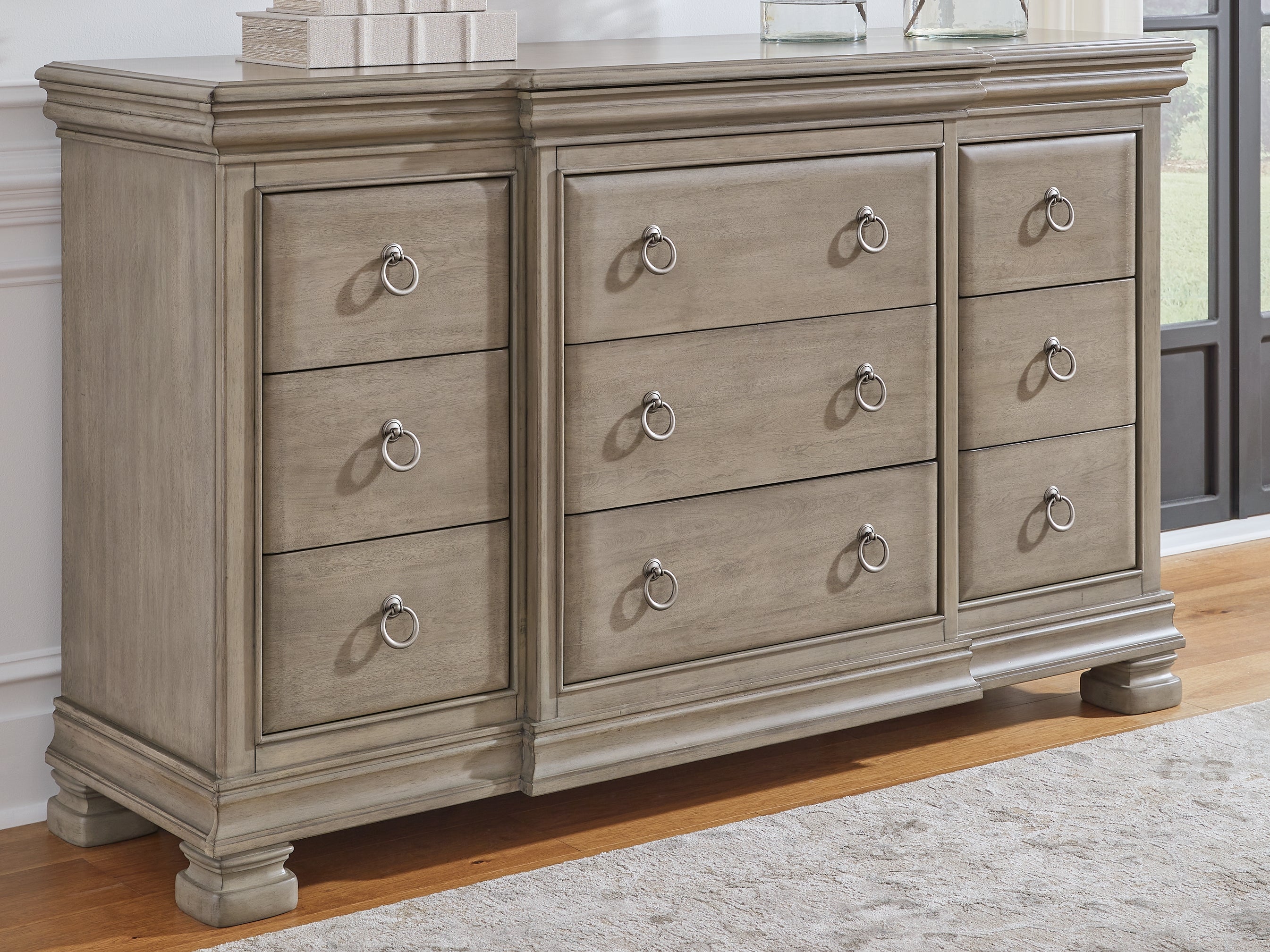 Floridian Furniture - Ashley Furniture - Lexorne Bedroom - Dresser / Gray - B924-31
