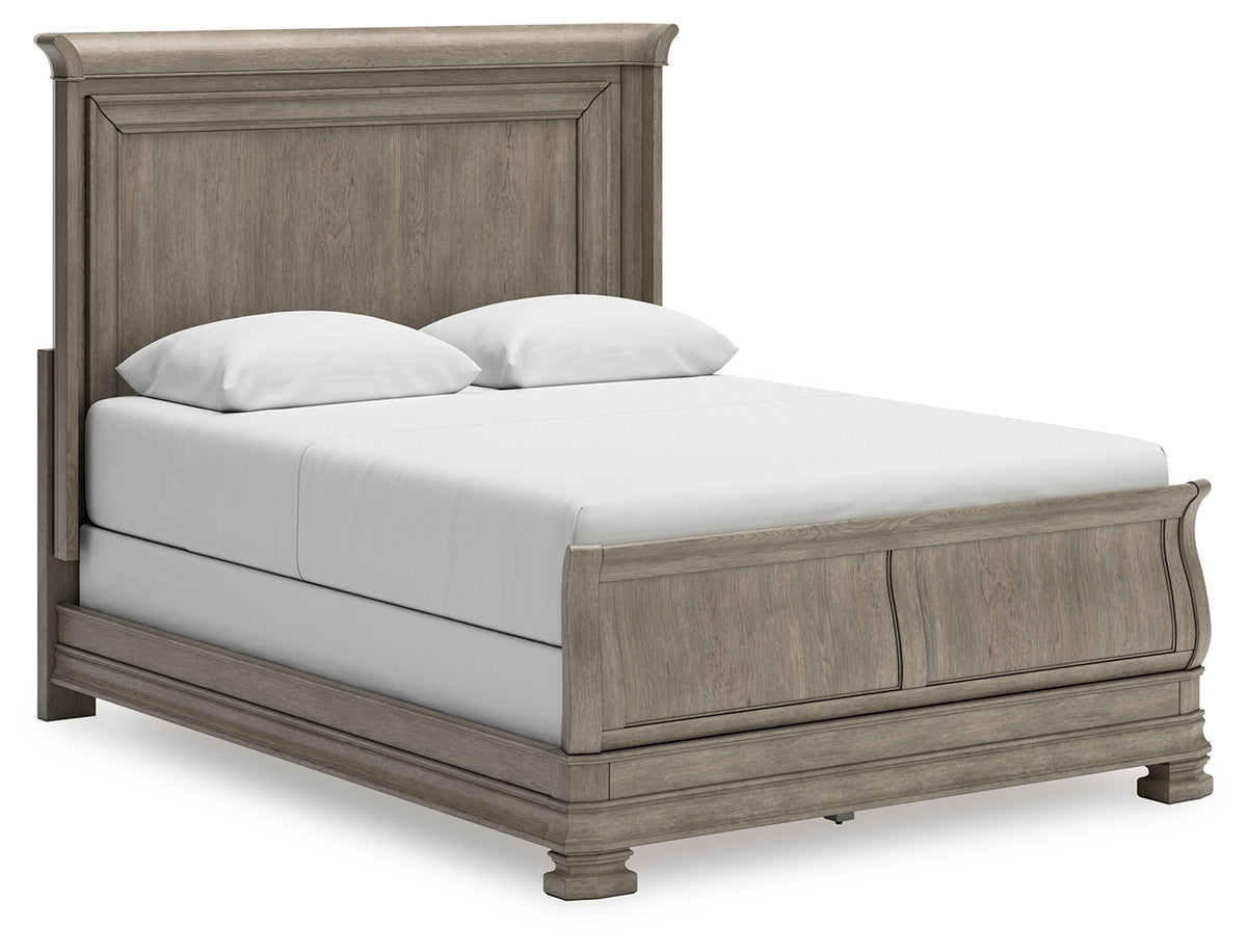 Floridian Furniture - Ashley Furniture - Lexorne Bedroom - Dresser and Mirror / Gray - B924B1
