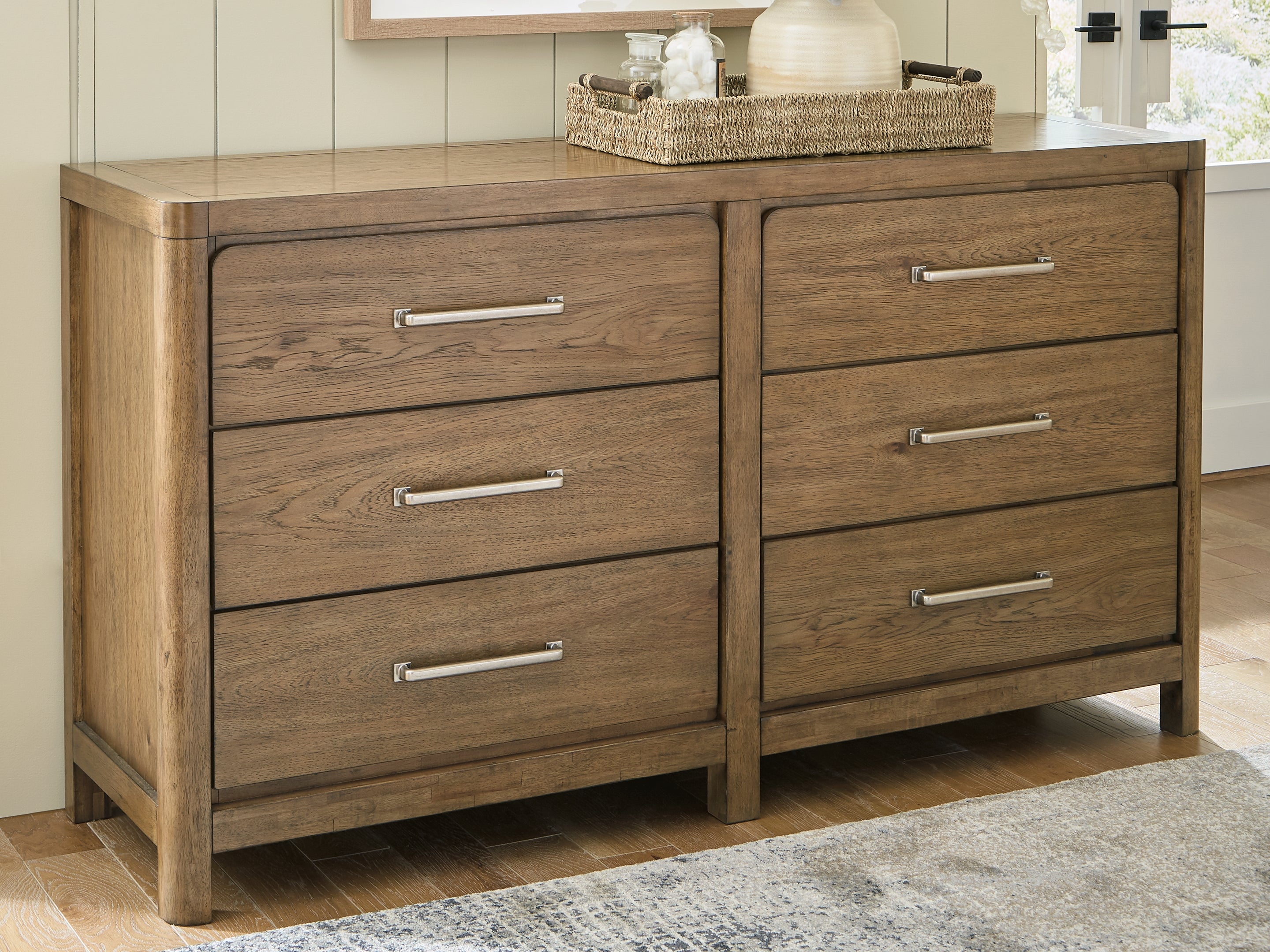 Floridian Furniture - Ashley Furniture - Cabalynn Bedroom - Two Drawer Night Stand / Light Brown - B974-92
