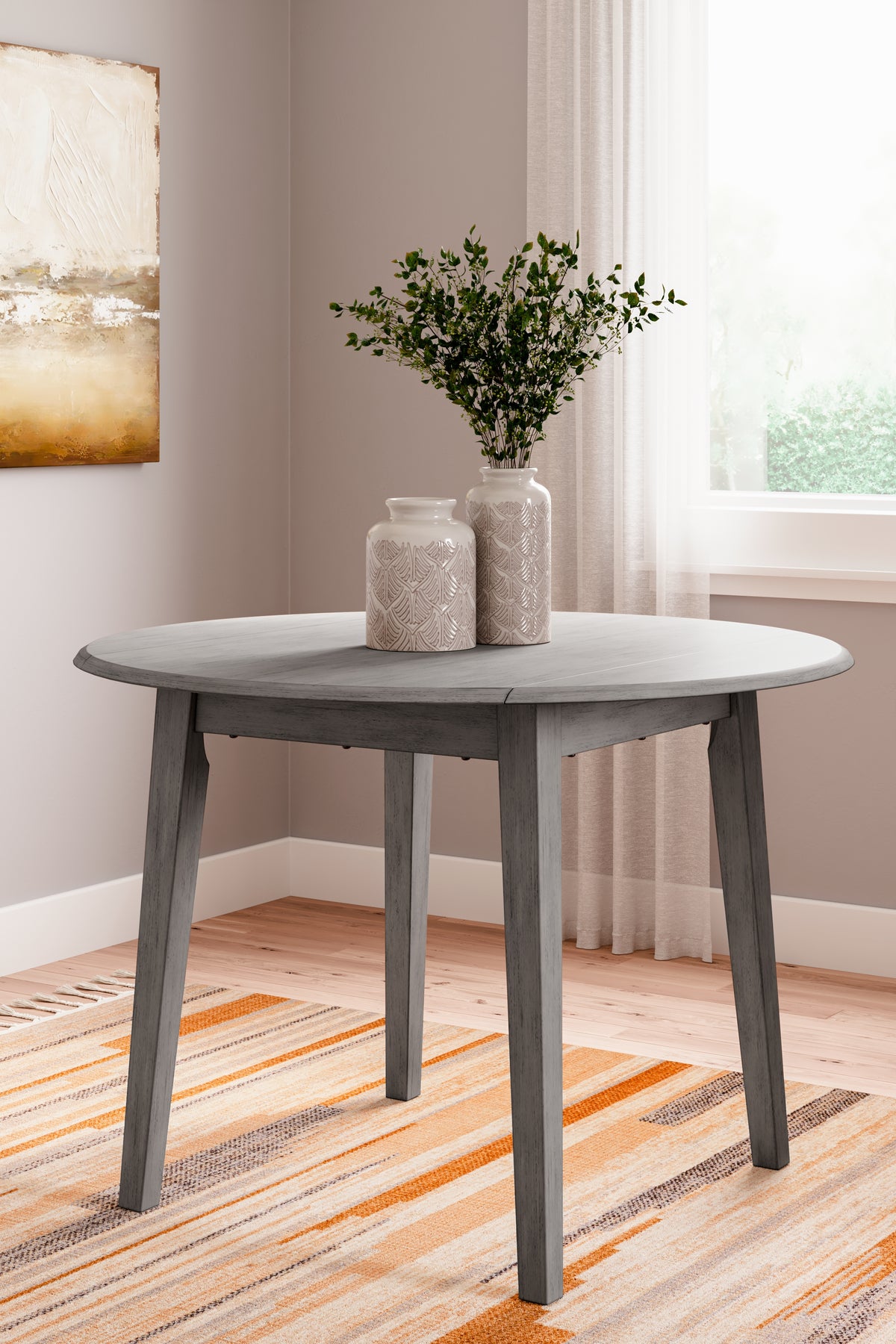 Floridian Furniture - Ashley Furniture - Shullden Dining Room - Dining Chair (Set of 2) / Gray - D194-01X2
