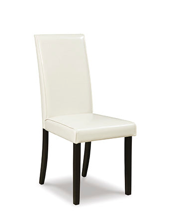 Floridian Furniture - Ashley Furniture - Kimonte Dining Room - Dining Chair (Set of 2) / Ivory - D250-01X2