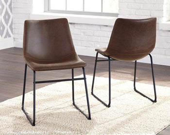 Floridian Furniture - Ashley Furniture - Centiar Dining Room - Dining Chair (Set of 2) / Brown/Black - D372-01X2