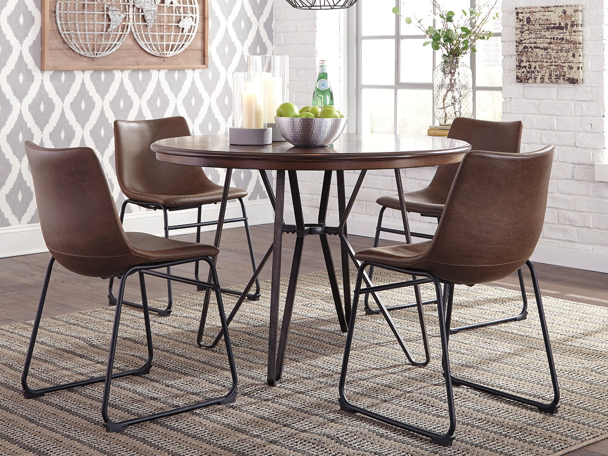 Floridian Furniture - Ashley Furniture - Centiar Dining Room - Counter Height Bar Stool (Set of 2) / White - D372-724X2