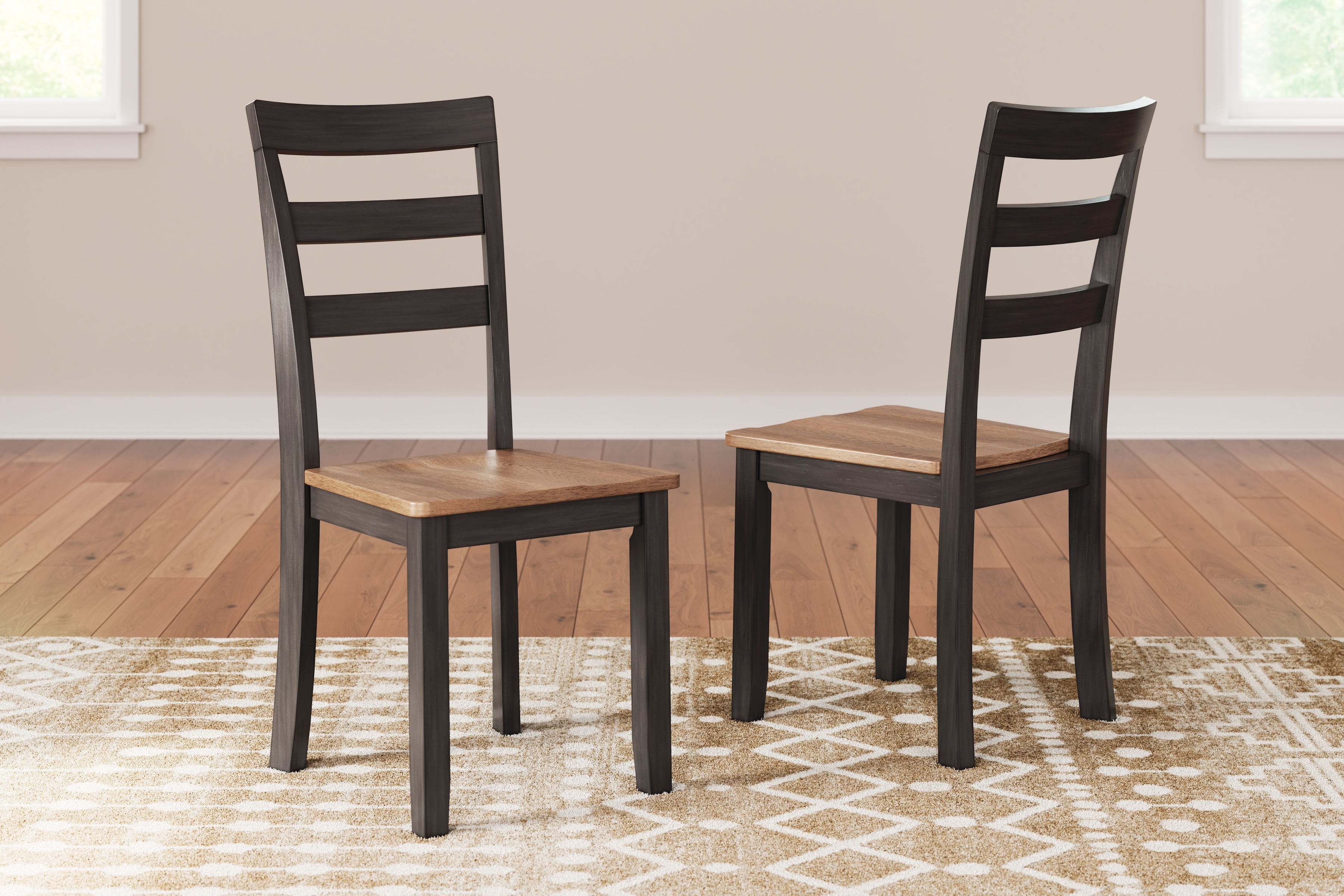 Floridian Furniture - Ashley Furniture - Gesthaven Dining Room - Dining Chair (Set of 2) / Natural/Brown - D396-01X2
