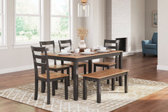 Floridian Furniture - Ashley Furniture - Gesthaven Dining Room - Dining Chair (Set of 2) / Natural/Brown - D396-01X2