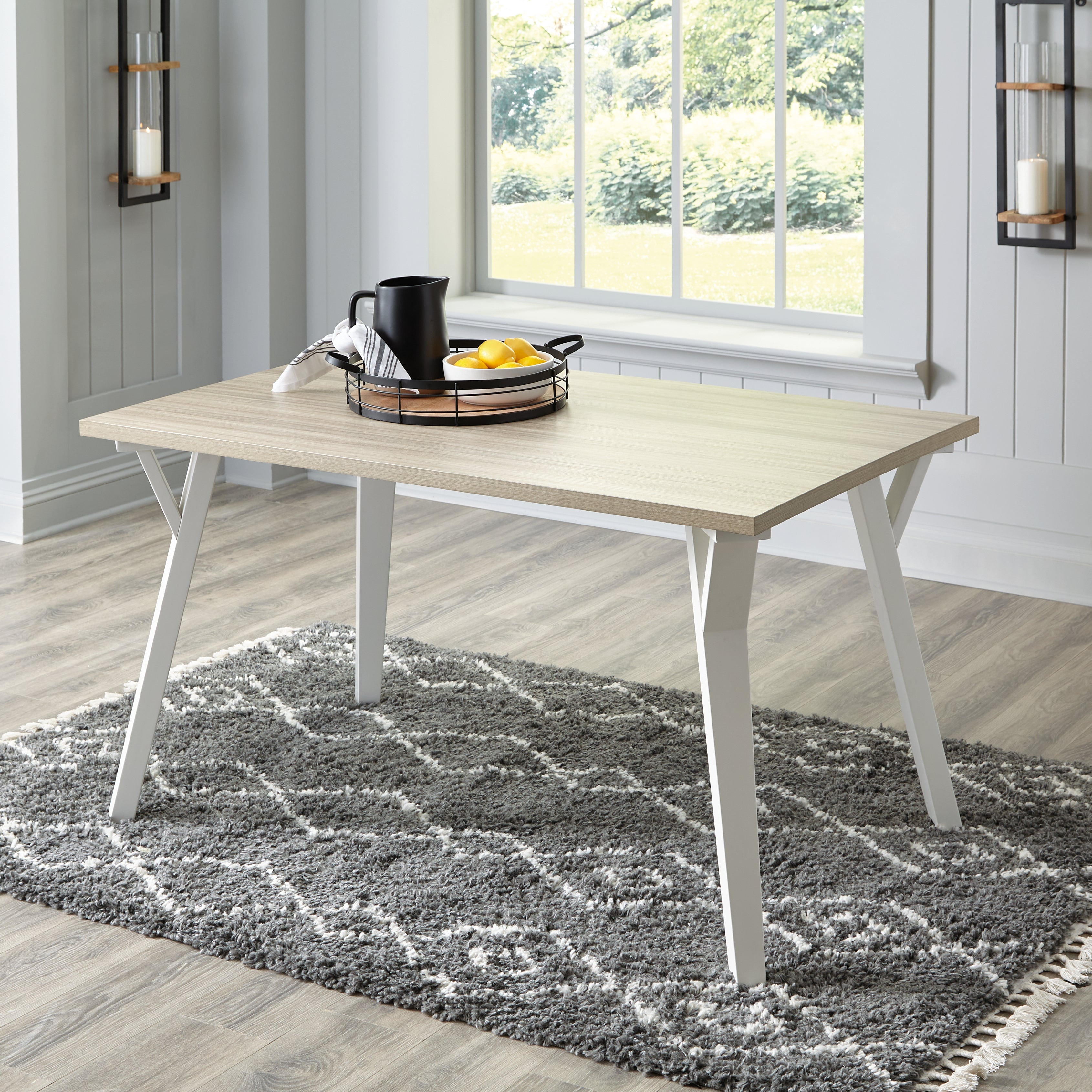Floridian Furniture - Ashley Furniture - Grannen Dining Room - Dining Chair (Set of 2) / White - D407-01X2