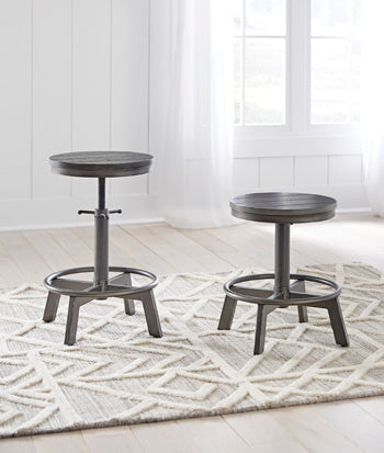Floridian Furniture - Ashley Furniture - Torjin Dining Room - Counter Height Stool (Set of 2) / Gray - D440-324X2