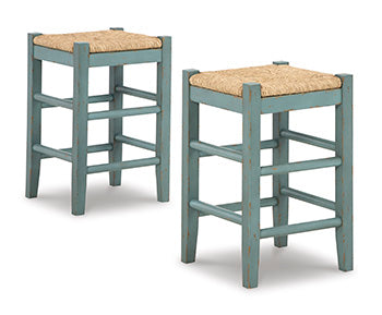Floridian Furniture - Ashley Furniture - Mirimyn Dining Room - Bar Height Bar Stool (Set of 2) / Black - D508-130X2