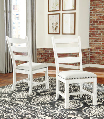 Floridian Furniture - Ashley Furniture - Valebeck Dining Room - Dining Chair (Set of 2) / Beige/White - D546-01X2