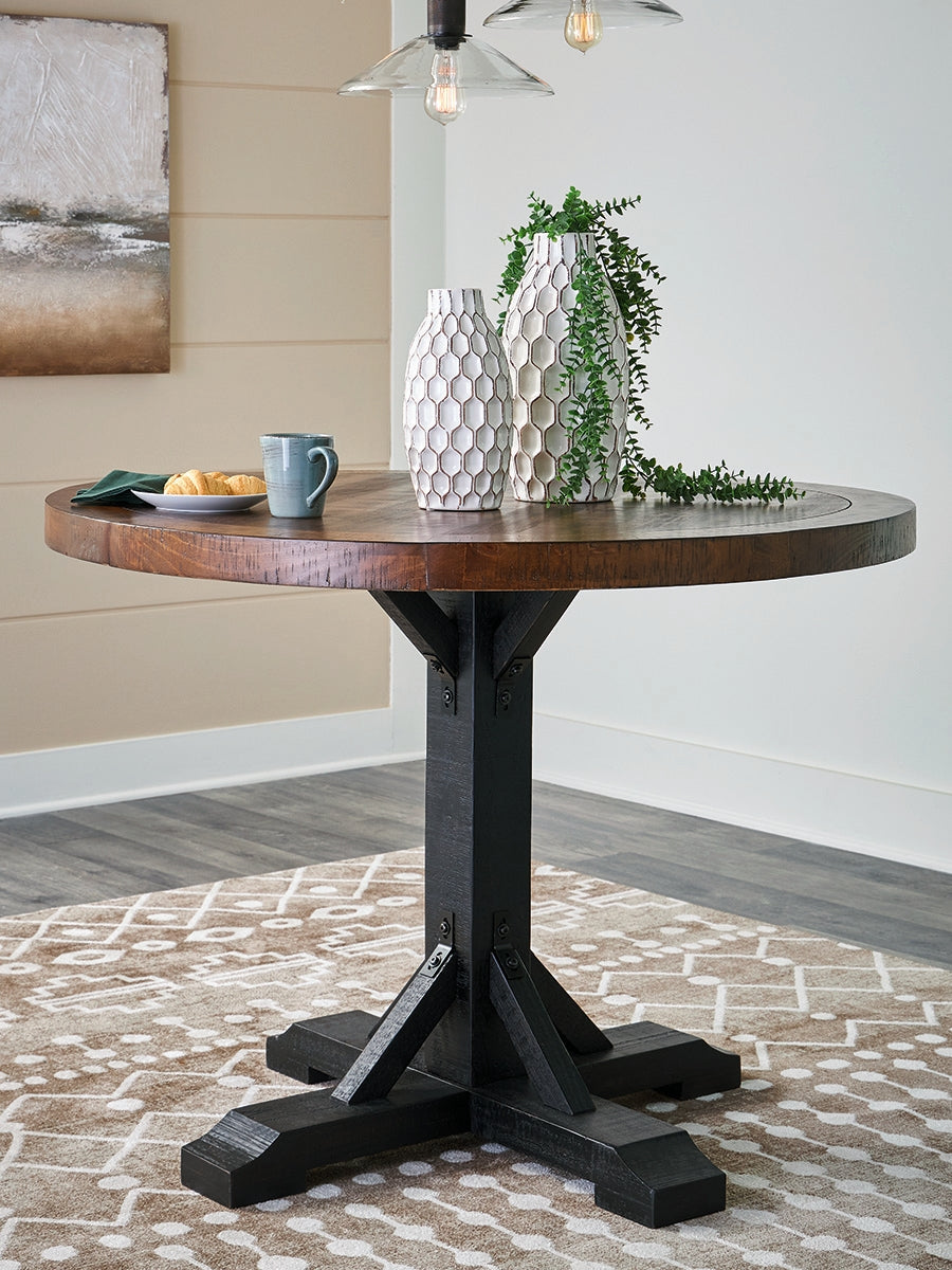 Floridian Furniture - Ashley Furniture - Valebeck Dining Room - Counter Height Dining Table / Multi - D546D21