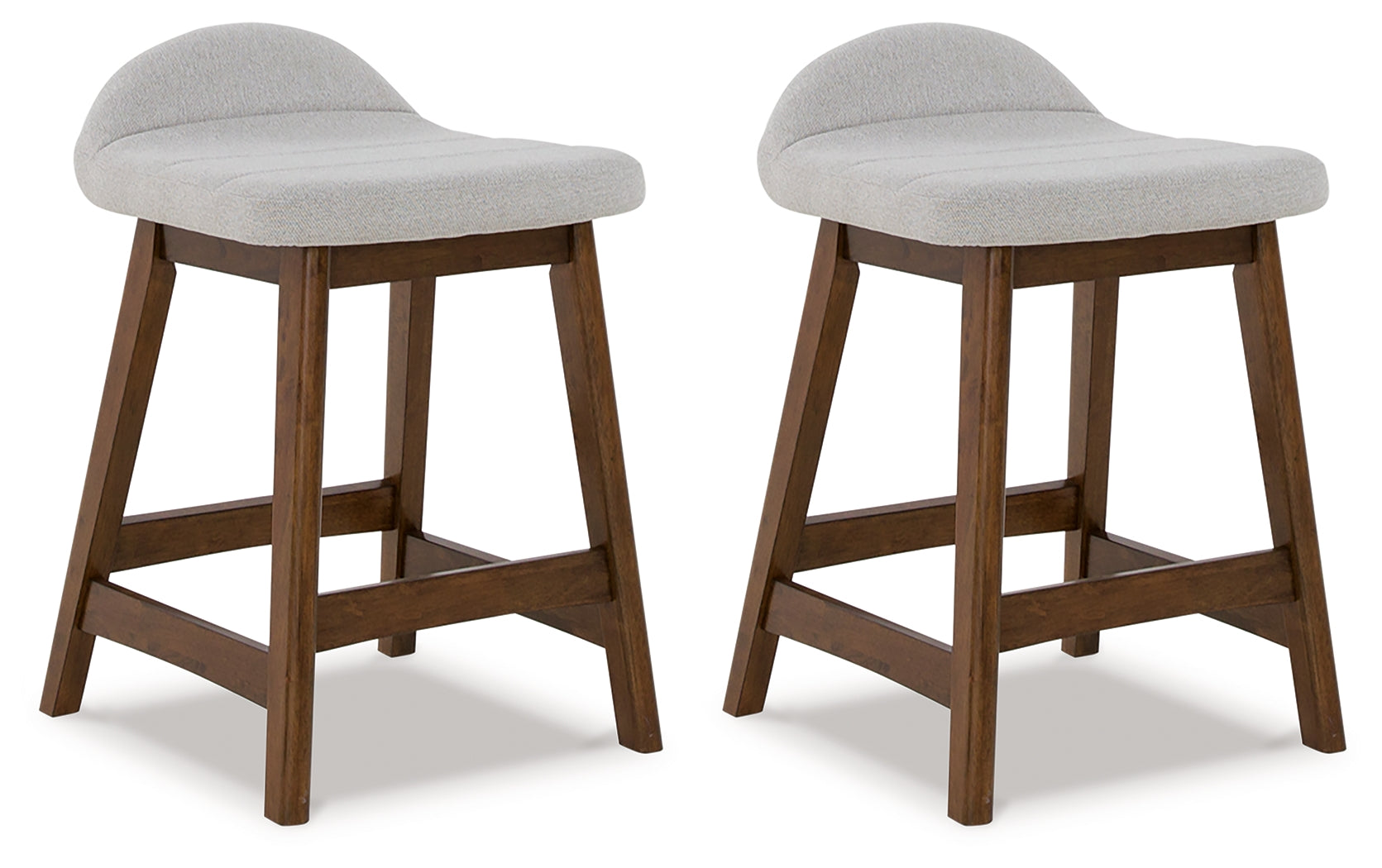 Floridian Furniture - Ashley Furniture - Lyncott Dining Room - Counter Height Bar Stool (Set of 2) / Light Gray/Brown - D615-124X2