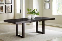 Floridian Furniture - Ashley Furniture - Neymorton Dining Room - RECT Dining Room Counter Table / Dark Grayish Brown - D618-13
