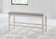 Floridian Furniture - Ashley Furniture - Robbinsdale Dining Room - Counter Height Dining Table / Antique White / 36"W x 72"D x 37"H - D642D7