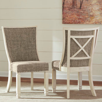 Floridian Furniture - Ashley Furniture - Bolanburg Dining Room - Dining Chair (Set of 2) / Two-tone - D647-02X2