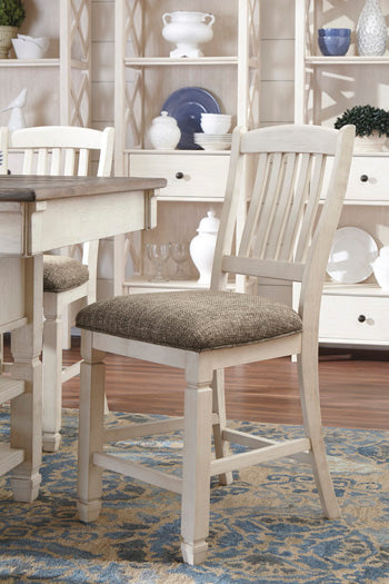 Floridian Furniture - Ashley Furniture - Bolanburg Dining Room - Counter Height Bar Stool (Set of 2) / Two-tone - D647-124X2