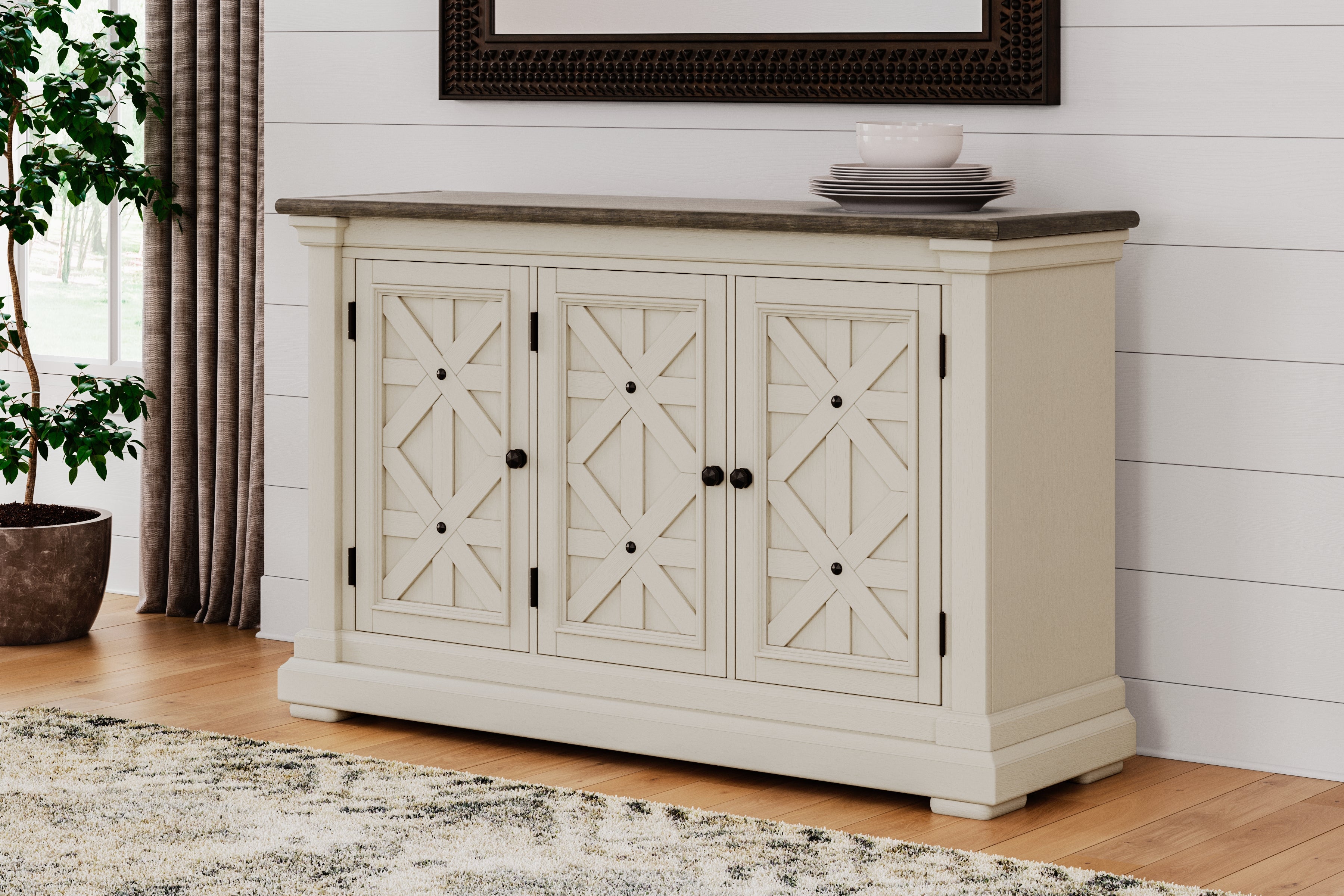 Floridian Furniture - Ashley Furniture - Bolanburg Dining Room - Dining Room Server / Two-tone - D647-60