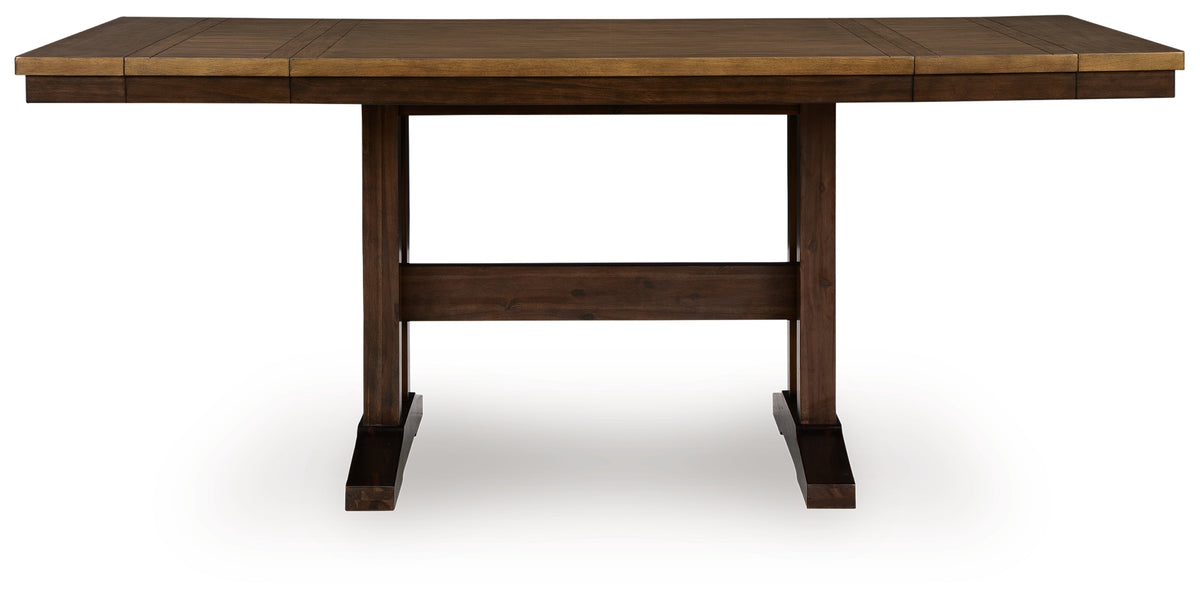 Floridian Furniture - Ashley Furniture - Rylandeen Dining Room - RECT DRM Counter EXT Table - PCD651-32