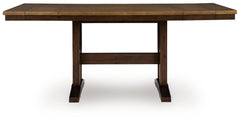 Floridian Furniture - Ashley Furniture - Rylandeen Dining Room - RECT DRM Counter EXT Table - PCD651-32