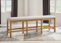 Floridian Furniture - Ashley Furniture - Havonplane Dining Room - RECT DRM Counter EXT Table / Brown / 42"W x 108"D x 36"H - D773-32