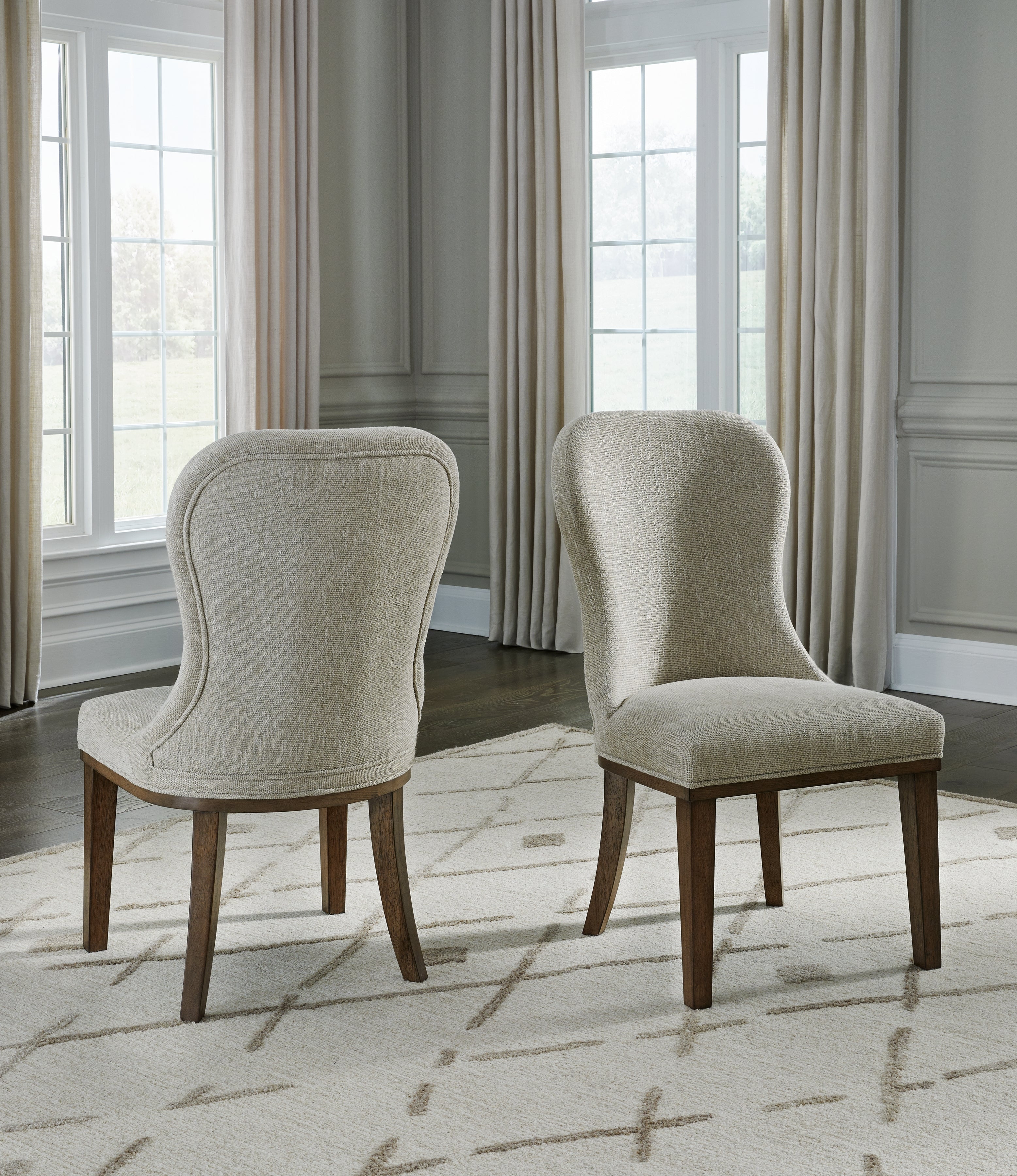 Floridian Furniture - Ashley Furniture - Sturlayne Dining Room - Dining Chair (Set of 2) / Brown - D787-02X2