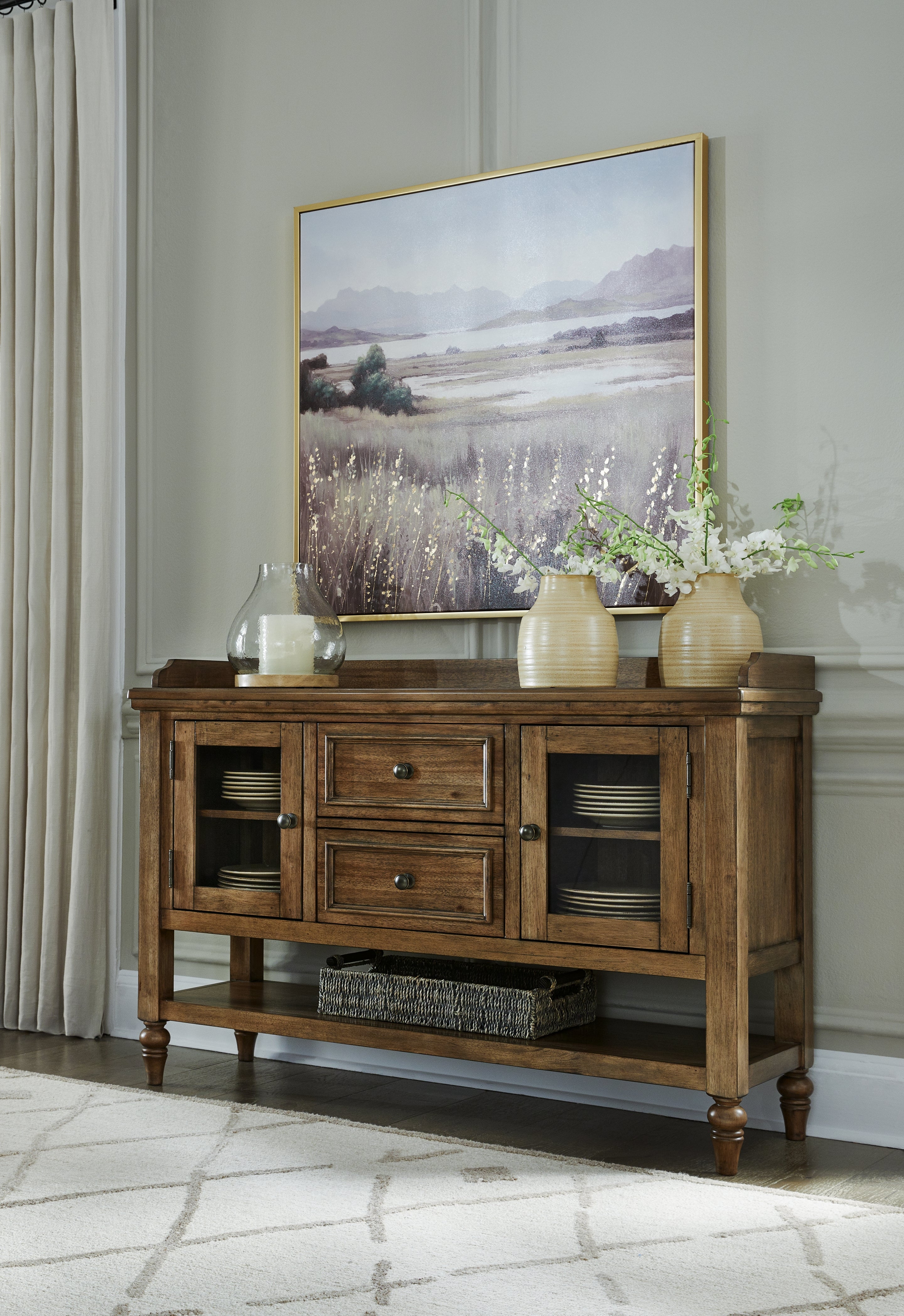 Floridian Furniture - Ashley Furniture - Sturlayne Dining Room - Dining Room Server / Brown - D787-60