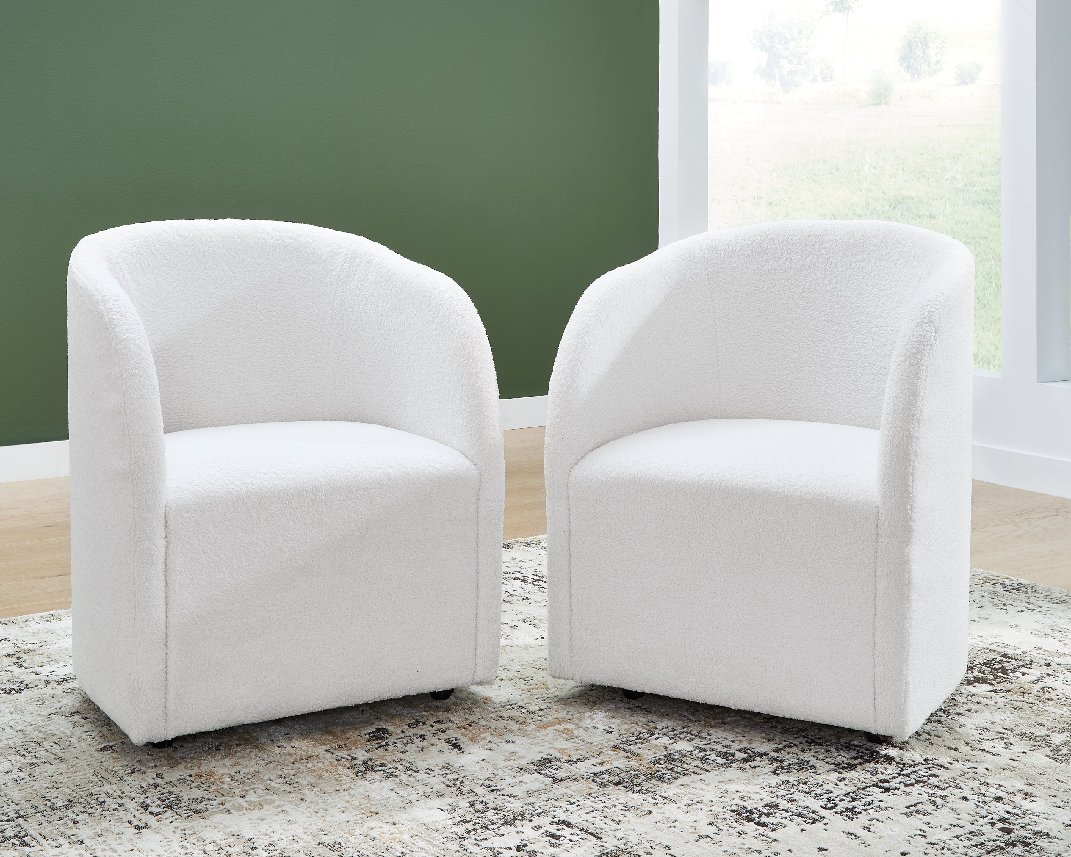 Floridian Furniture - Ashley Furniture - Rowanbeck Dining Room - Dining Chair (Set of 2) / Black - D821-02AX2