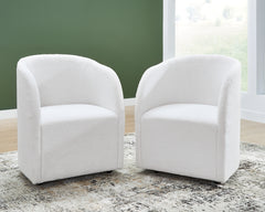 Floridian Furniture - Ashley Furniture - Rowanbeck Dining Room - Dining Chair (Set of 2) / Black - D821-02AX2