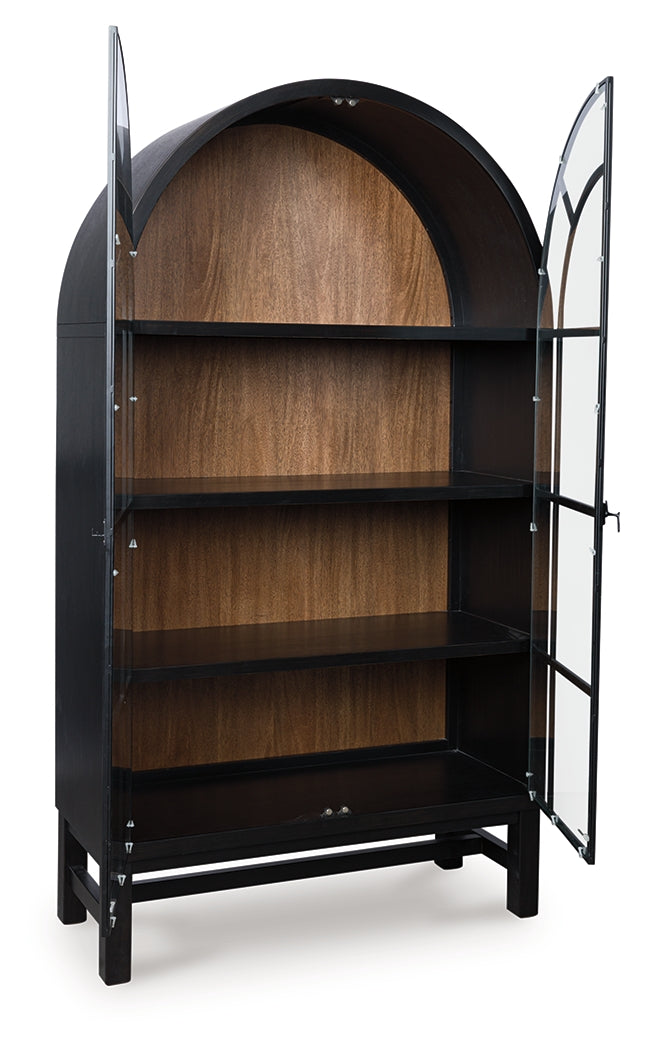 Floridian Furniture - Ashley Furniture - Greddinton Display Cabinet - Display Cabinet / Black/Brown - PCD824-376