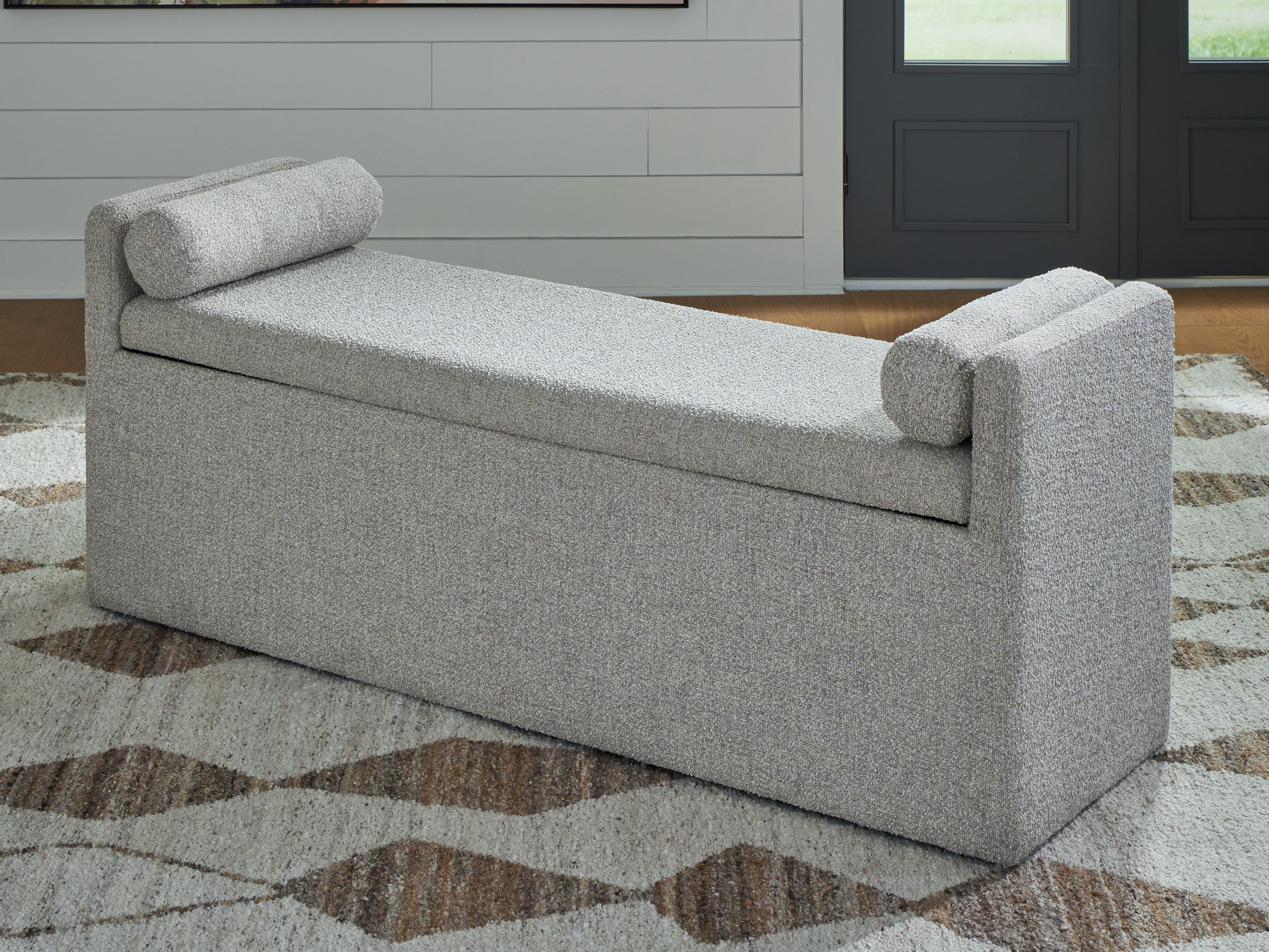Floridian Furniture - Ashley Furniture - Galliden Dining Room - Large UPH Dining Room Bench / Beige - D841-00