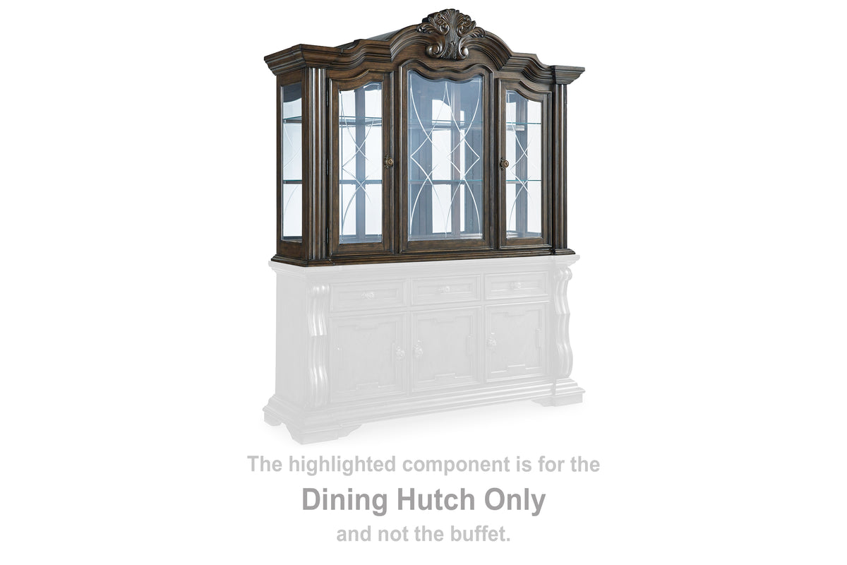 Floridian Furniture - Ashley Furniture - Maylee Dining Room - Dining Extension Table / Dark Brown - D947D5