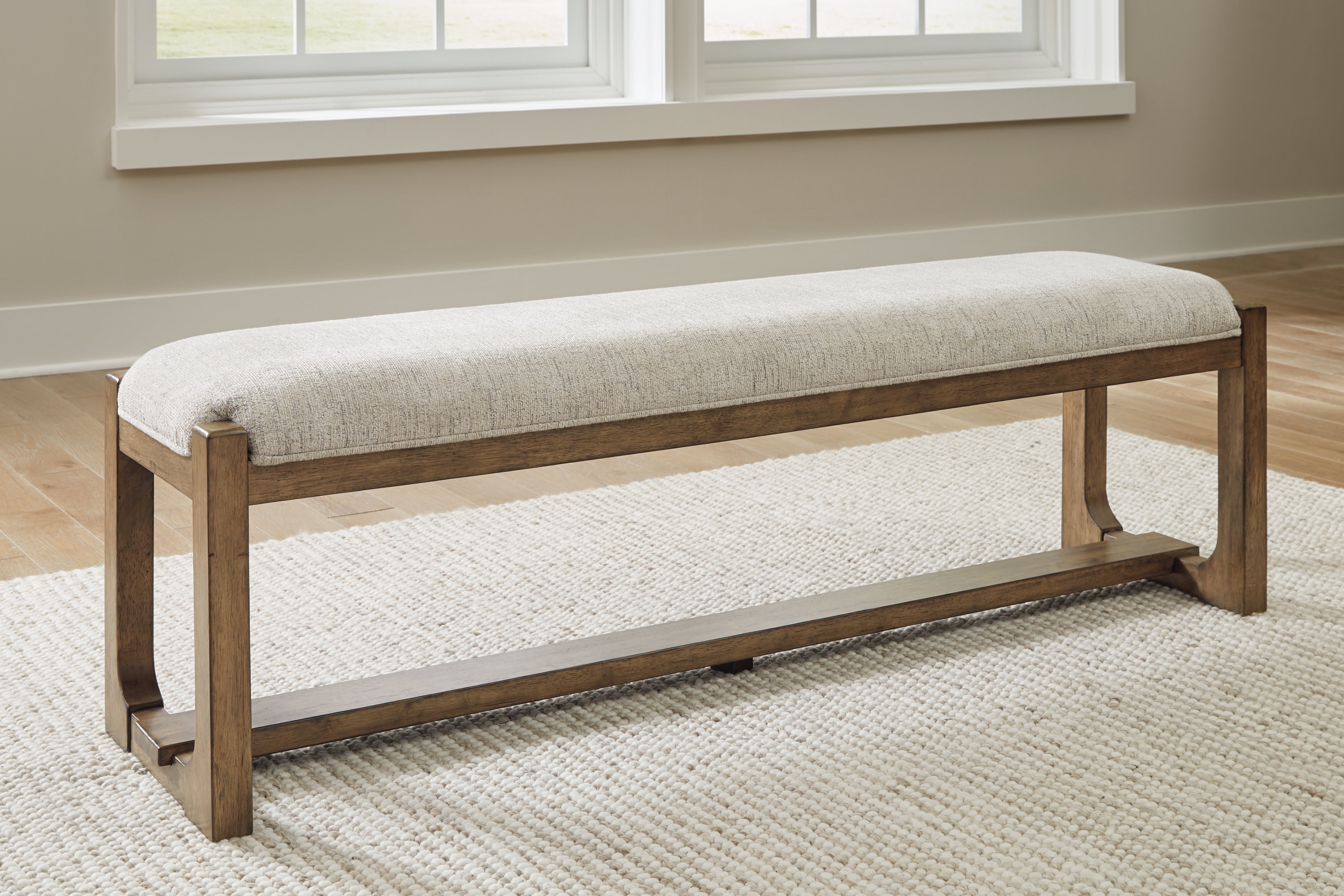 Floridian Furniture - Ashley Furniture - Cabalynn Dining Room - RECT Dining Room Counter Table / Light Brown / 76"W x 34"D x 36"H - D974-13