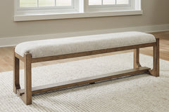 Floridian Furniture - Ashley Furniture - Cabalynn Dining Room - RECT Dining Room Counter Table / Light Brown / 76"W x 34"D x 36"H - D974-13
