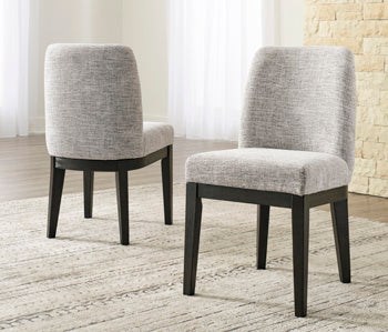 Floridian Furniture - Ashley Furniture - Burkhaus Dining Room - Dining Chair (Set of 2) / Dark Brown - D984-01X2