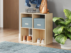 Floridian Furniture - Ashley Furniture - Piperton Four Cube Organizer - Four Cube Organizer / Charcoal - EA5514-2X2
