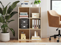 Floridian Furniture - Ashley Furniture - Piperton Six Cube Organizer - Six Cube Organizer / Charcoal - EA5514-3X2