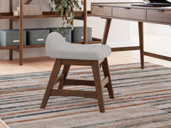 Floridian Furniture - Ashley Furniture - Lyncott Desk Chair - Home Office Desk Chair (1/CN) / Light Gray/Brown - H615-01