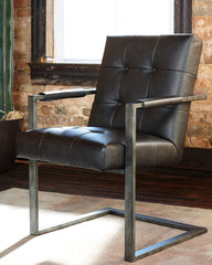 Floridian Furniture - Ashley Furniture - Starmore Desk Chair - Home Office Desk Chair (Set of 2) / Black - H633-02A