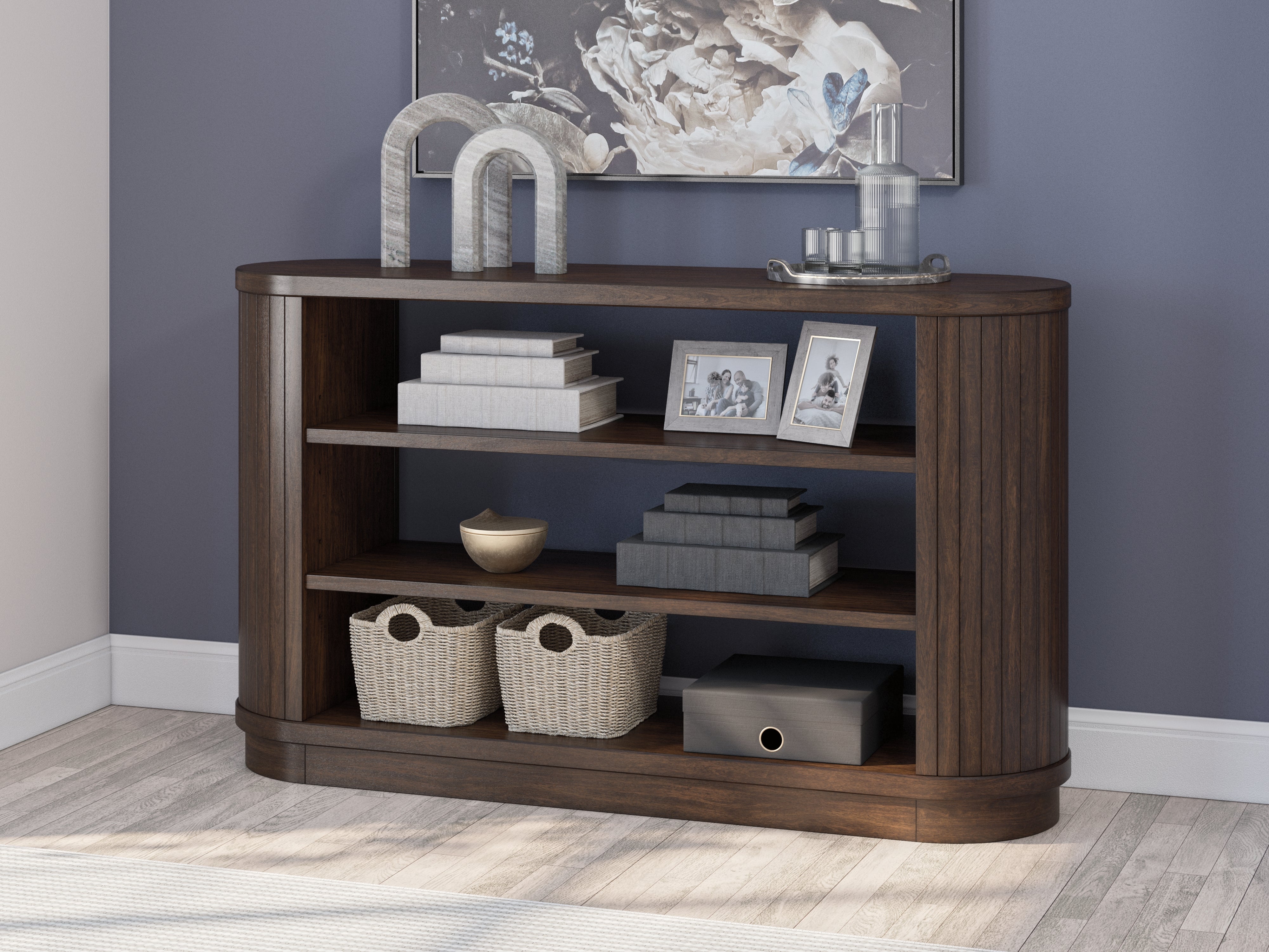 Floridian Furniture - Ashley Furniture - Korestone 60" Credenza - Credenza / Warm Brown - H687-46