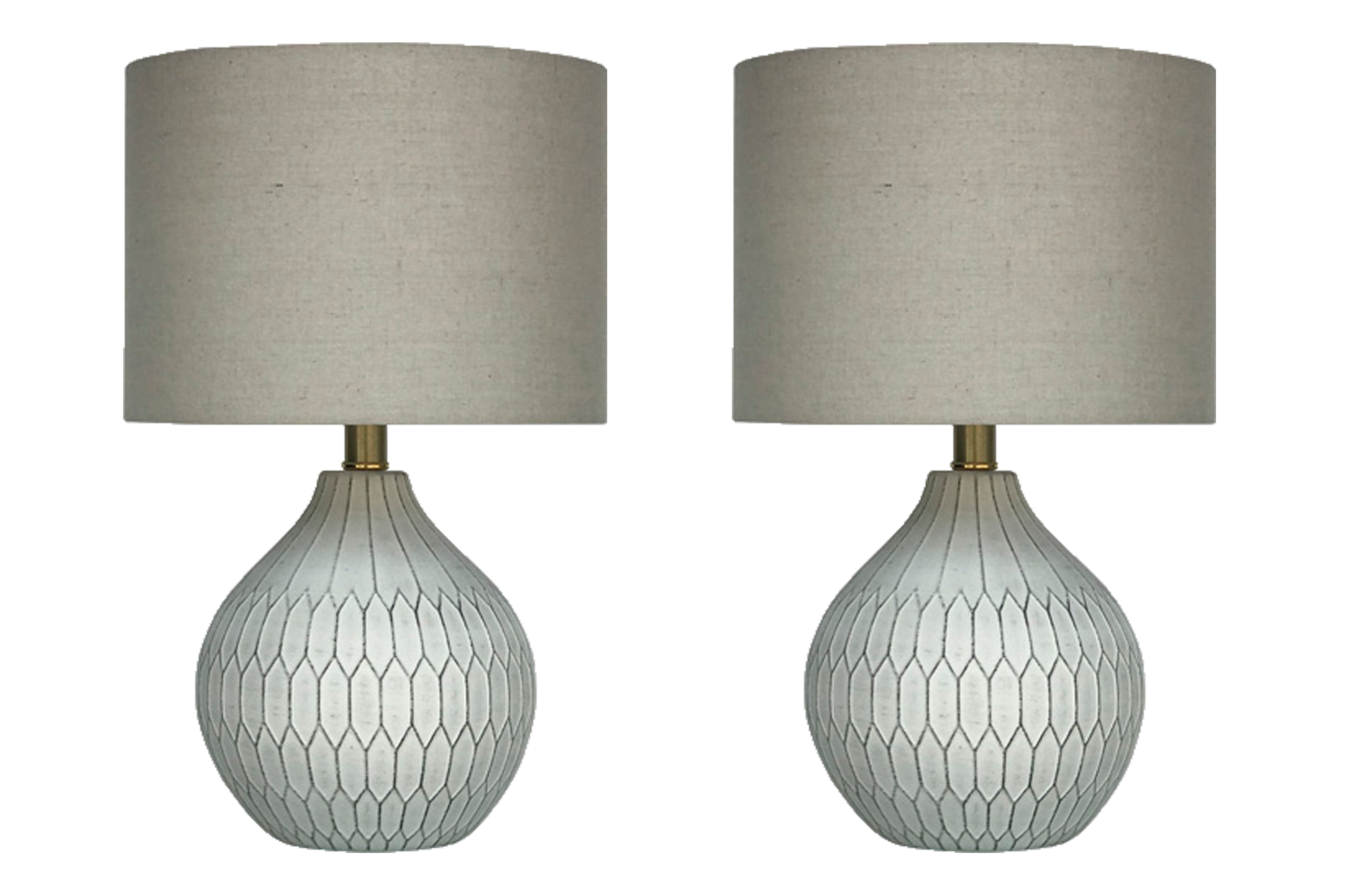 Floridian Furniture - Ashley Furniture - Wardmont Lighting - Table Lamp (Set of 2) / White - L180094X2