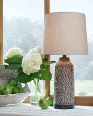 Floridian Furniture - Ashley Furniture - Lanson Lighting - Metal Table Lamp (Set of 2) / Antique Bronze Finish - L204454