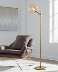 Floridian Furniture - Ashley Furniture - Abanson Lighting - Metal Floor Lamp (1/CN) / Black - L734381