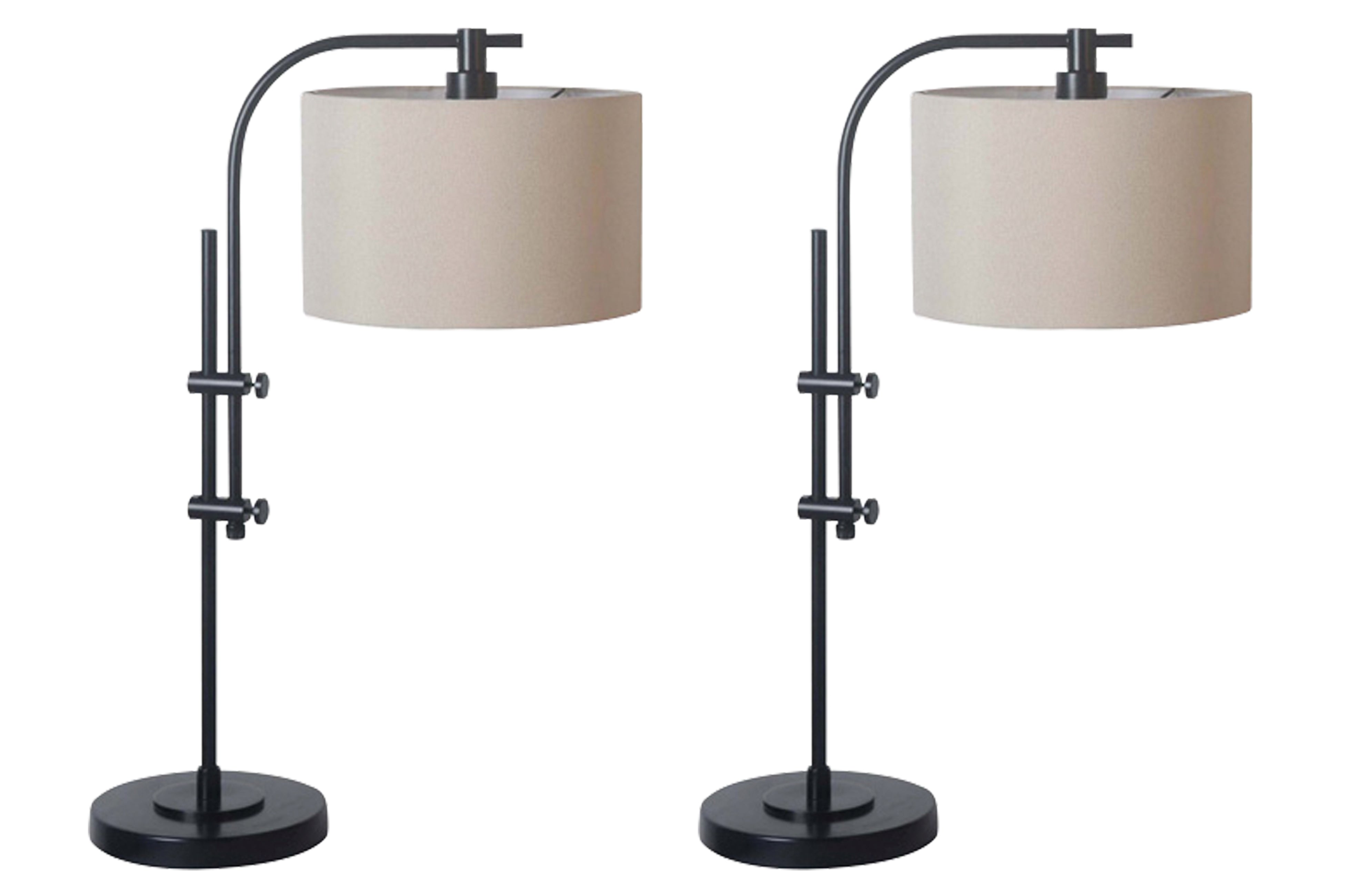 Floridian Furniture - Ashley Furniture - Baronvale Lighting - Accent Lamp (Set of 2) / Black - L206043X2
