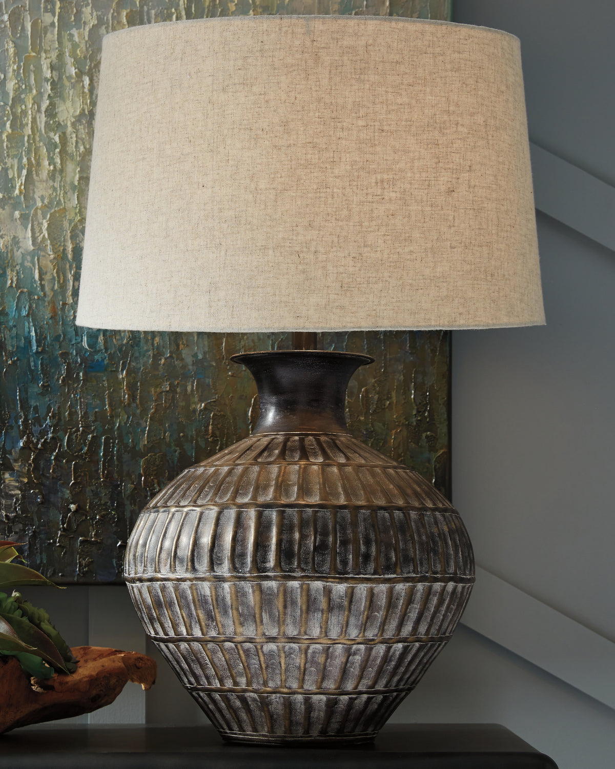 Floridian Furniture - Ashley Furniture - Magan Lighting - Table Lamp (Set of 2) / Antique Bronze Finish - L207354X2