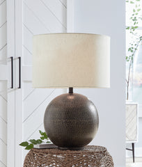 Floridian Furniture - Ashley Furniture - Hambell Lighting - Table Lamp (Set of 2) / Black/Gold Finish - L207434X2