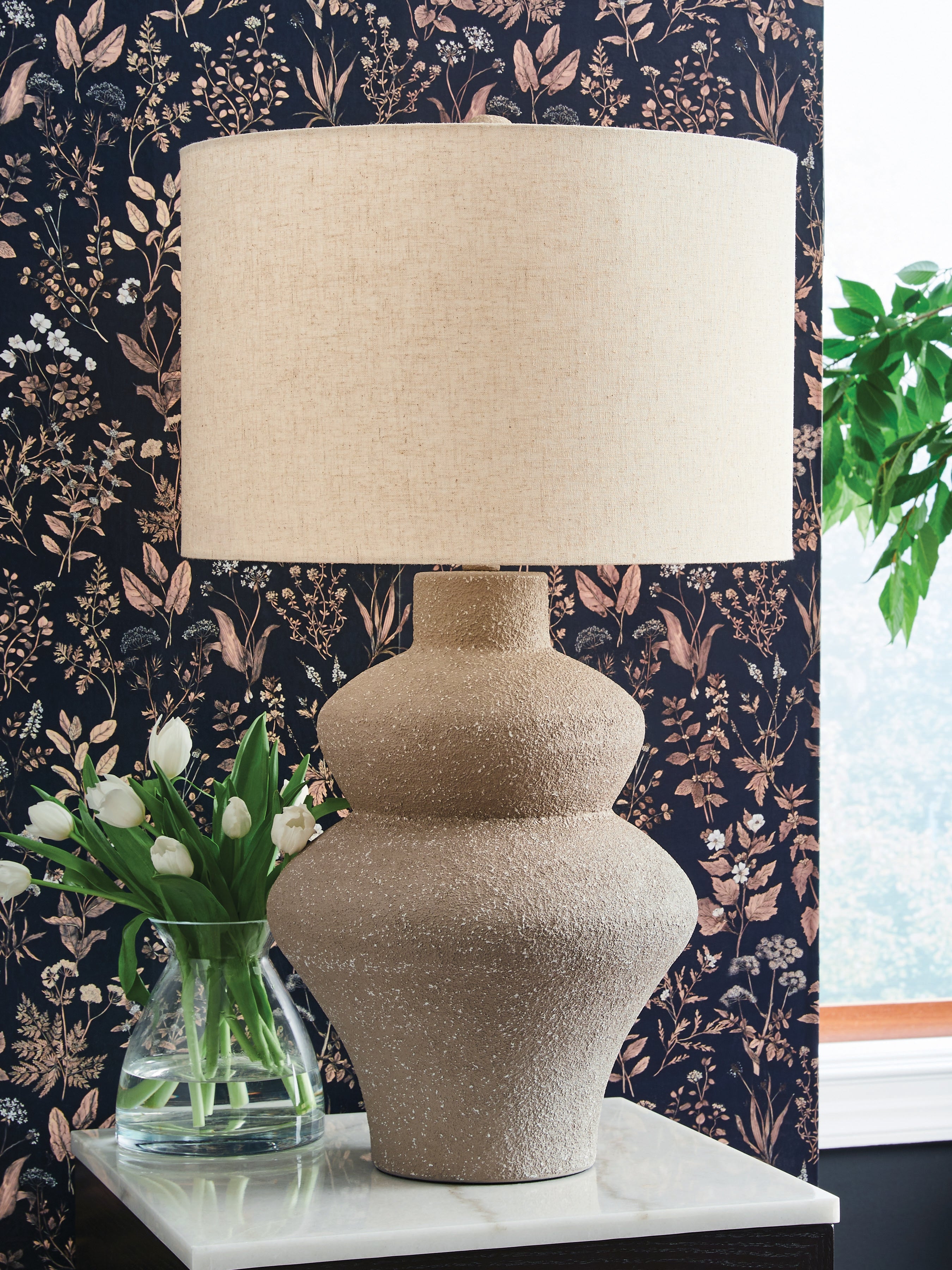 Floridian Furniture - Ashley Furniture - Jossleigh Lighting - Metal Table Lamp (1/CN) / Beige - L207624