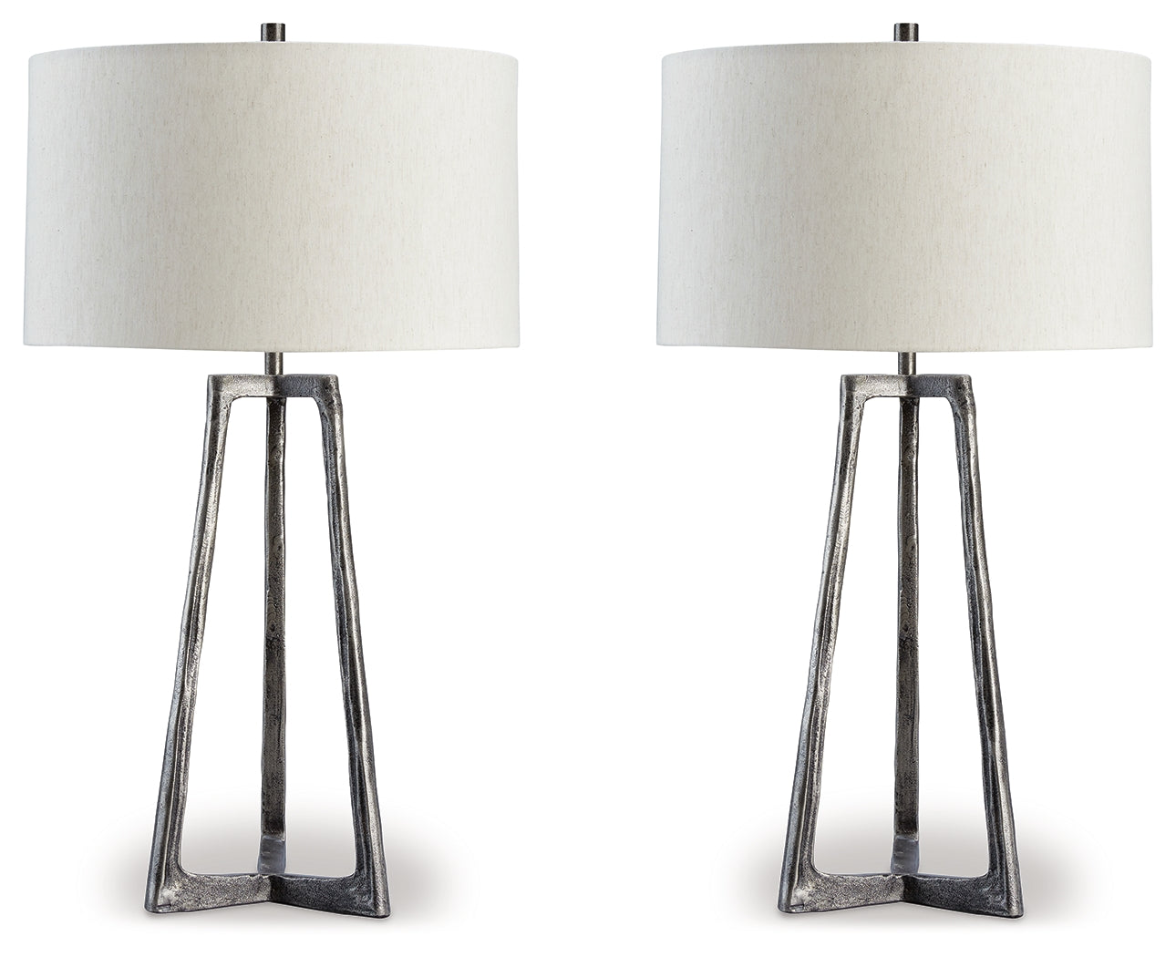 Floridian Furniture - Ashley Furniture - Ryandale Lighting - Table Lamp (Set of 2) / Antique Pewter Finish - L208334X2