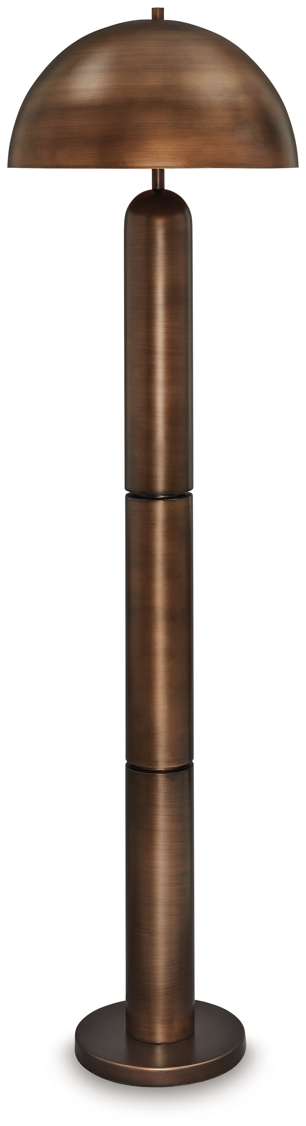 Floridian Furniture - Ashley Furniture - Wendfield Lighting - Metal Floor Lamp (1/CN) / Antique Copper Finish - L208431