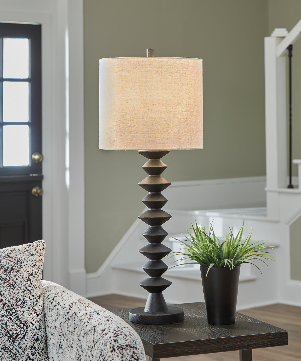 Floridian Furniture - Ashley Furniture - Luanndon Lighting - 2-Piece Lamp Set / Black - L235783X2